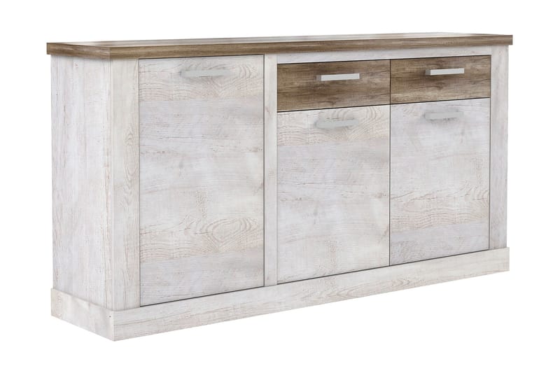 Senkki Breage 41x172 cm - Ruskea/Valkoinen - Säilytys - Kaappi - Vitriini