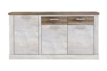 Senkki Breage 41x172 cm - Ruskea/Valkoinen - Säilytys - Säilytyskalusteet - Senkki