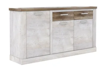 Senkki Breage 41x172 cm - Ruskea/Valkoinen - Säilytys - Säilytyskalusteet - Senkki