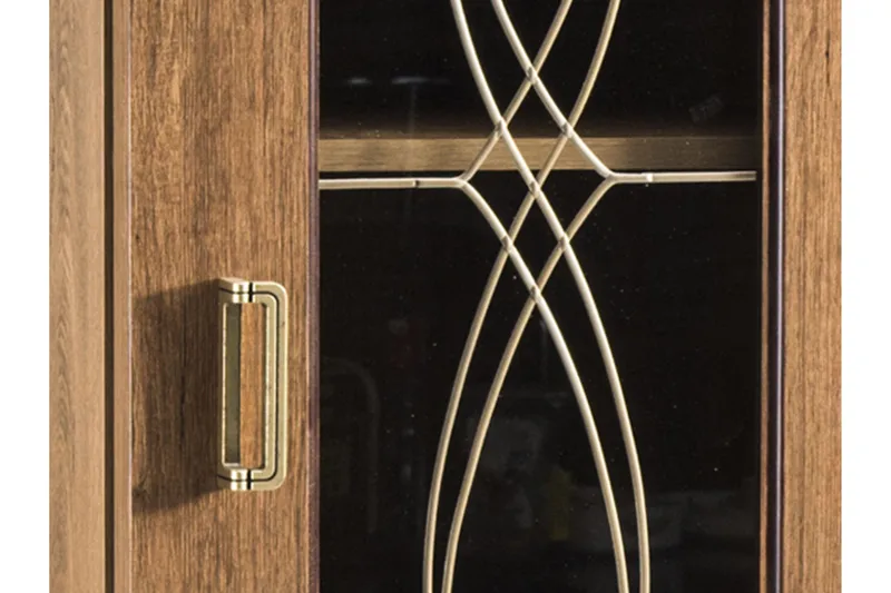 Tadeusz Vitriinikaappi 46x44x190 cm - Säilytys - Kaappi - Vitriini