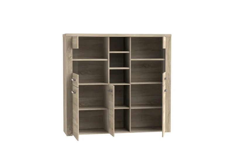 Vitriinikaappi Bankso 41x146 cm - Ruskea - Säilytys - Kaappi - Vitriini