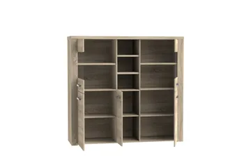 Vitriinikaappi Bankso 41x146 cm - Ruskea - Säilytys - Kaappi - Vitriini