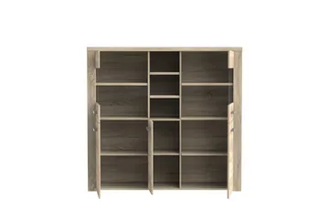 Vitriinikaappi Bankso 41x146 cm - Ruskea - Säilytys - Kaappi - Vitriini