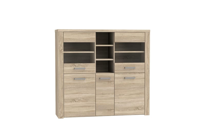 Vitriinikaappi Bankso 41x146 cm - Ruskea - Säilytys - Kaappi - Vitriini