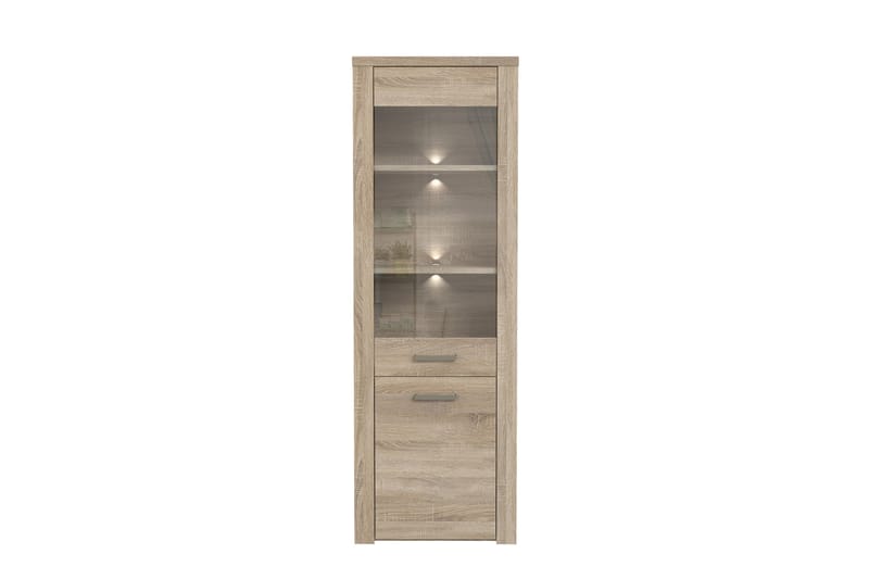 Vitriinikaappi Bankso 41x67 cm - Ruskea - Säilytys - Kaappi - Vitriini