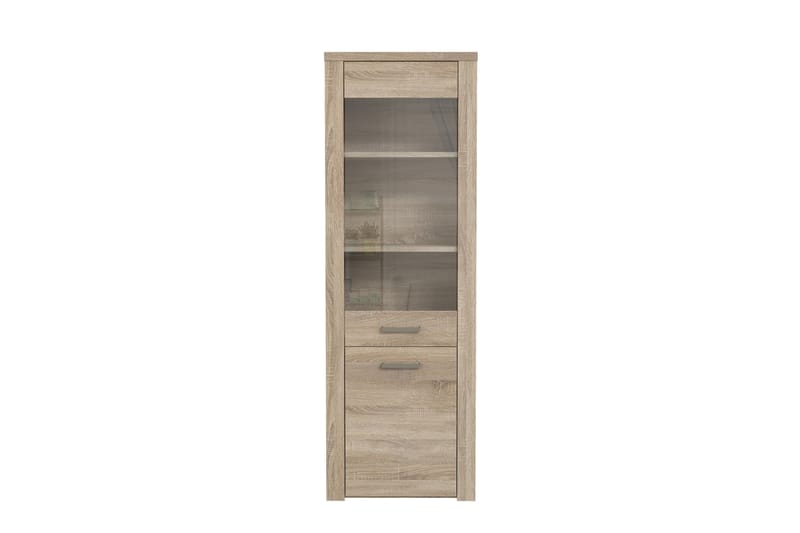 Vitriinikaappi Bankso 41x67 cm - Ruskea - Säilytys - Kaappi - Vitriini