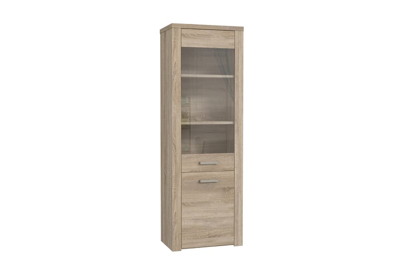 Vitriinikaappi Bankso 41x67 cm - Ruskea - Säilytys - Kaappi - Vitriini