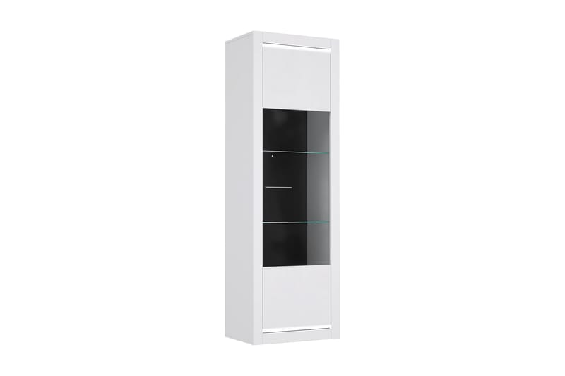 Vitriinikaappi Baravullin 63 cm - Valkoinen - Säilytys - Kaappi - Vitriini