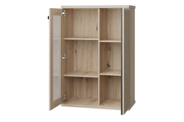 Vitriinikaappi Buckfast 40,6x131,9x86,4 cm - Puu/Musta - Säilytys - Kaappi - Vitriini