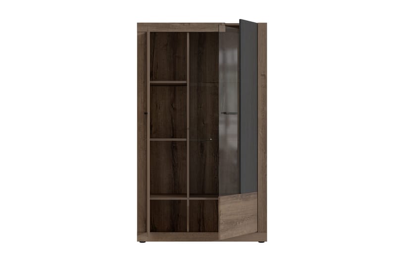 Vitriinikaappi Dimitritov 41x93 cm - Ruskea - Säilytys - Kaappi - Vitriini