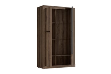 Vitriinikaappi Dimitritov 41x93 cm - Ruskea - Säilytys - Kaappi - Vitriini