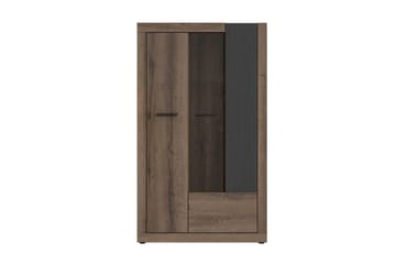Vitriinikaappi Dimitritov 41x93 cm - Ruskea - Säilytys - Kaappi - Vitriini
