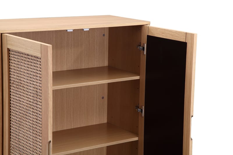 Vitriinikaappi Falack 80 cm - Ruskea - Säilytys - Kaappi - Vitriini