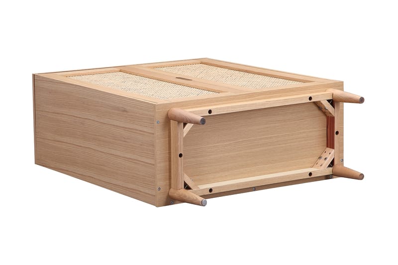 Vitriinikaappi Falack 80 cm - Ruskea - Säilytys - Kaappi - Vitriini