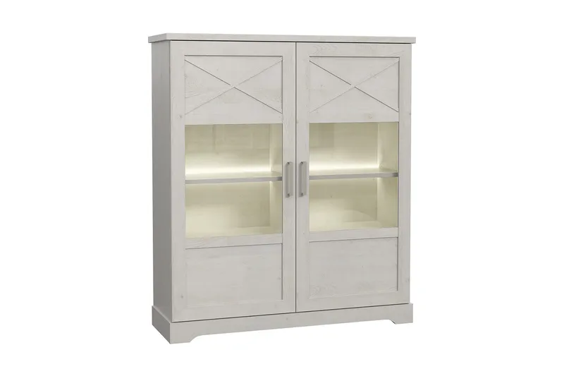 Vitriinikaappi Feres 42x133 cm, Valkoinen