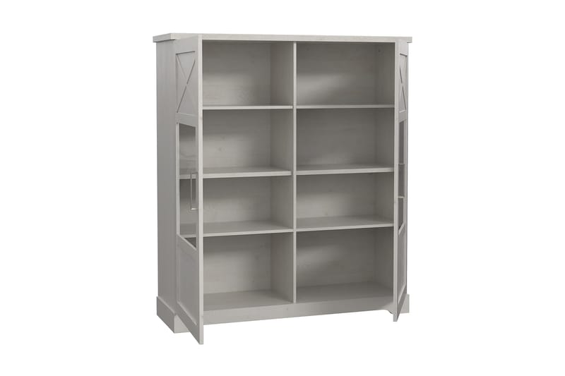 Vitriinikaappi Feres 42x133 cm - Valkoinen - Säilytys - Kaappi - Vitriini