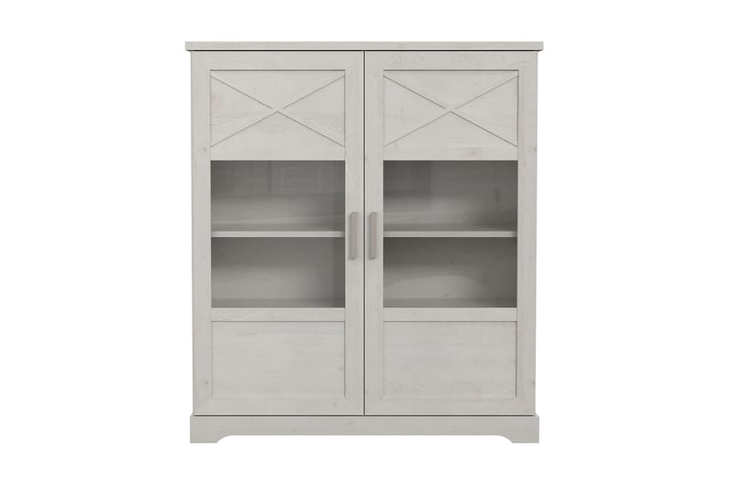 Vitriinikaappi Feres 42x133 cm - Valkoinen - Säilytys - Kaappi - Vitriini