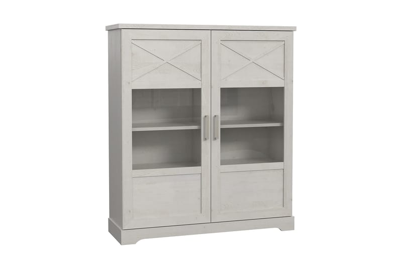 Vitriinikaappi Feres 42x133 cm - Valkoinen - Säilytys - Kaappi - Vitriini