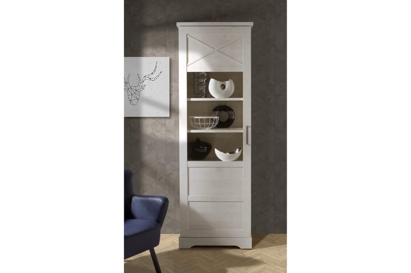 Vitriinikaappi Feres 42x69 cm - Valkoinen - Säilytys - Kaappi - Vitriini