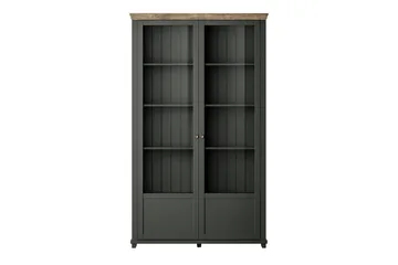 Vitriinikaappi Getafez 42x126 cm - Khaki/Luonnonväri - Säilytys - Kaappi - Vitriini