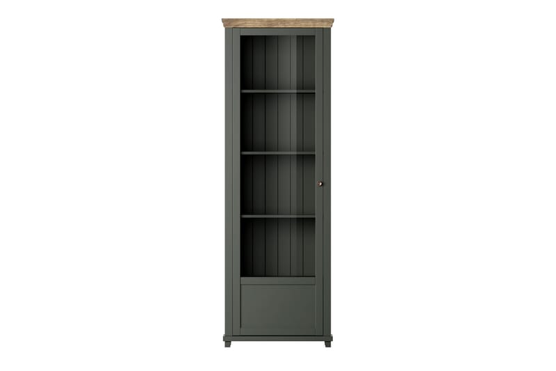 Vitriinikaappi Getafez 42x71 cm - Khaki/Luonnonväri - Säilytys - Kaappi - Vitriini