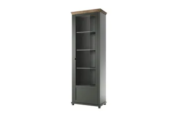 Vitriinikaappi Getafez 42x71 cm - Khaki/Luonnonväri - Säilytys - Kaappi - Vitriini