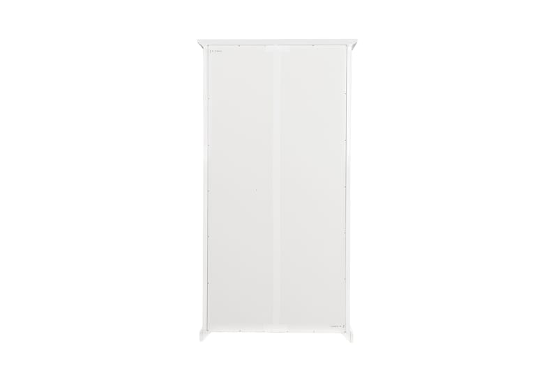 Vitriinikaappi Hampton 100 cm 3 Hyllyä 2 ovea - Valkoinen - Säilytys - Kaappi - Vitriini