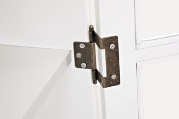 Vitriinikaappi Hampton 70 cm 3 Hyllyä Ovi - Valkoinen - Säilytys - Kaappi - Vitriini