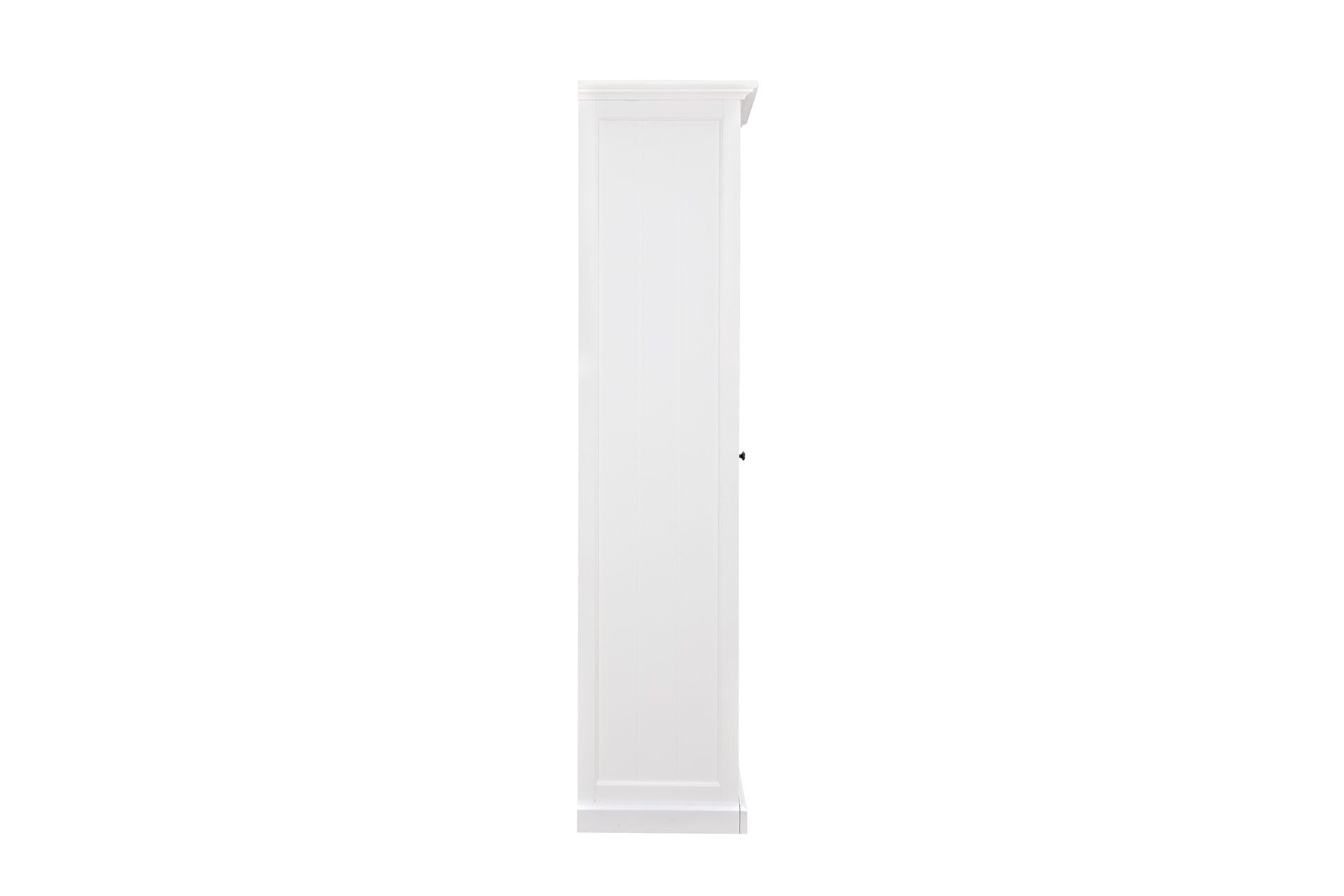 Vitriinikaappi Hampton 70 cm 3 Hyllyä Ovi - Valkoinen - Säilytys - Kaappi - Vitriini