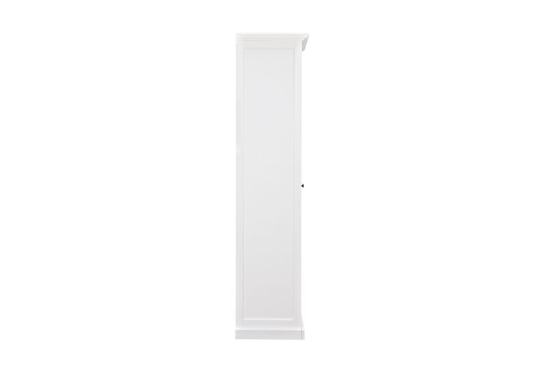 Vitriinikaappi Hampton 70 cm 3 Hyllyä Ovi - Valkoinen - Säilytys - Kaappi - Vitriini