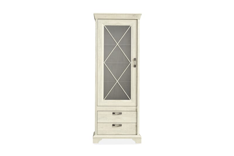Vitriinikaappi Hareholme 78 cm - Valkoinen - Säilytys - Kaappi - Vitriini