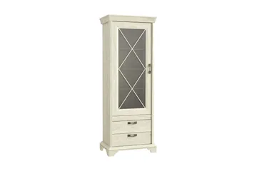 Vitriinikaappi Hareholme 78 cm - Valkoinen - Säilytys - Kaappi - Vitriini