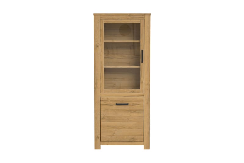 Vitriinikaappi Hemdean 42x77 cm - Ruskea - Säilytys - Kaappi - Vitriini