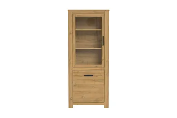 Vitriinikaappi Hemdean 42x77 cm - Ruskea - Säilytys - Kaappi - Vitriini
