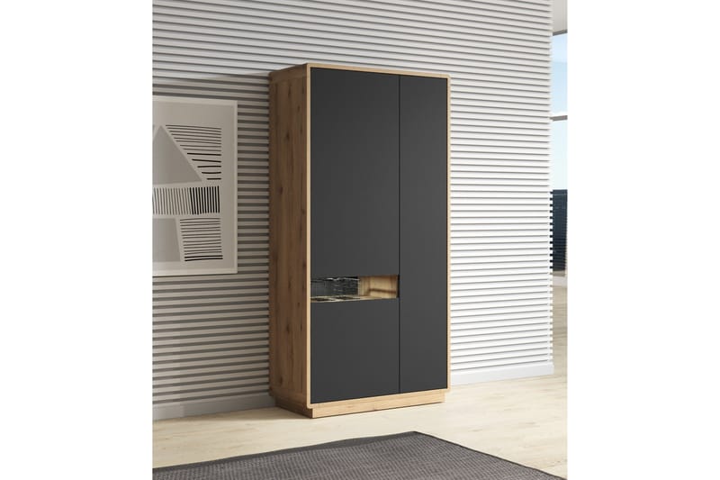 Vitriinikaappi Joachim 92 cm - Monivärinen - Säilytys - Kaappi - Vitriini