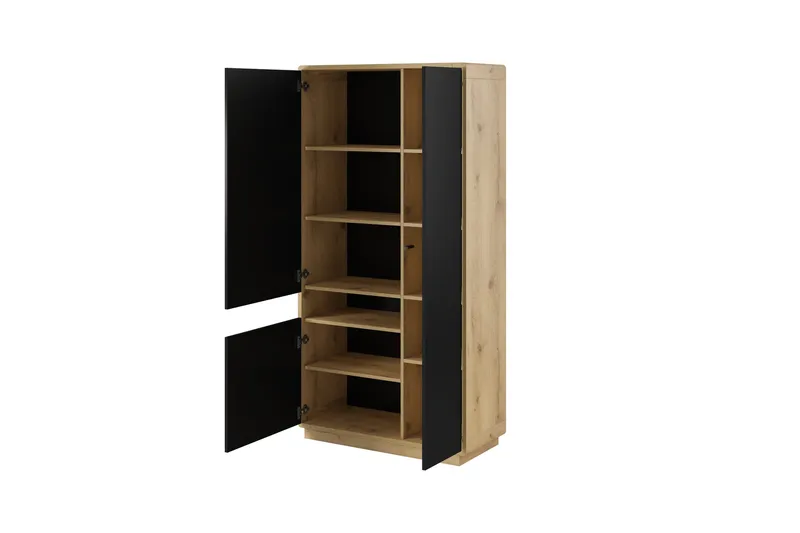 Vitriinikaappi Joachim 92 cm - Monivärinen - Säilytys - Kaappi - Vitriini