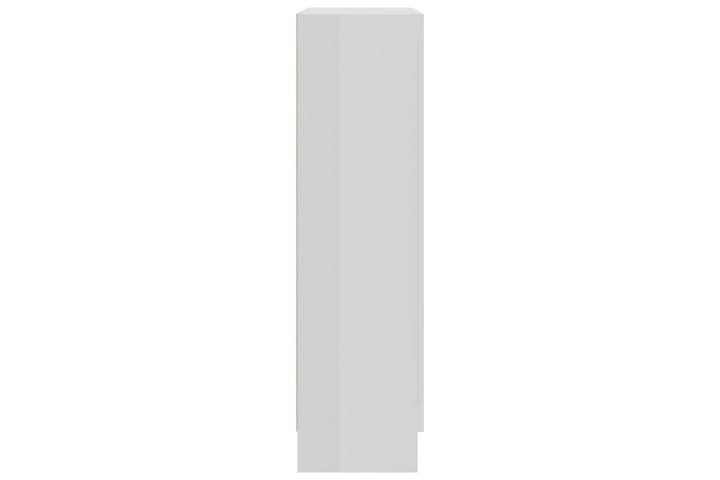 Vitriinikaappi korkeakiilto valkoinen 82,5x30,5x115 cm - Valkoinen - Vitriini