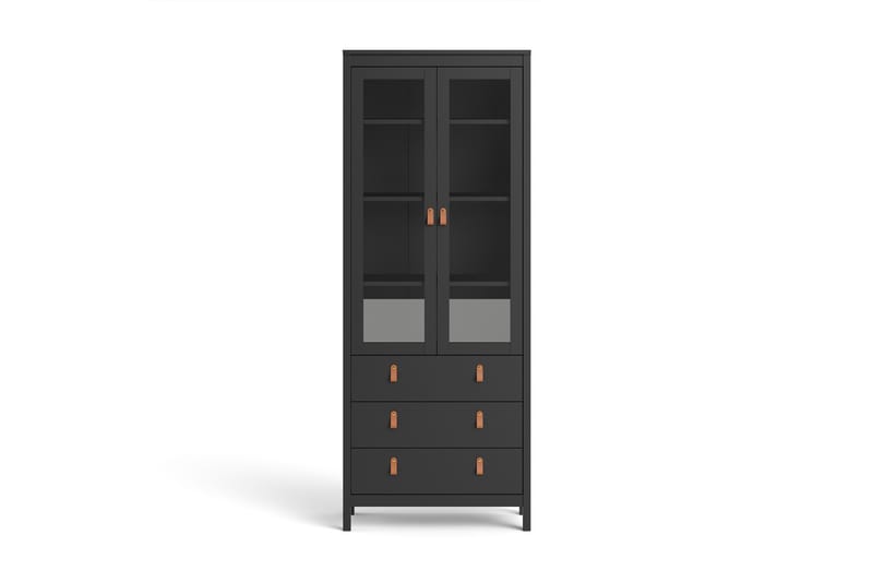 Vitriinikaappi Osterholm 33x78 cm - Musta - Säilytys - Kaappi - Vitriini