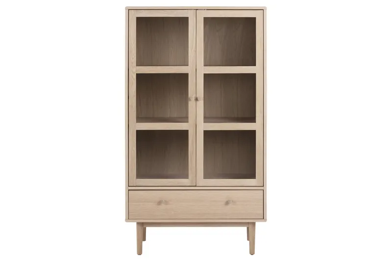 Vitriinikaappi Salama 144,8 cm - Valkoinen - Säilytys - Kaappi - Vitriini