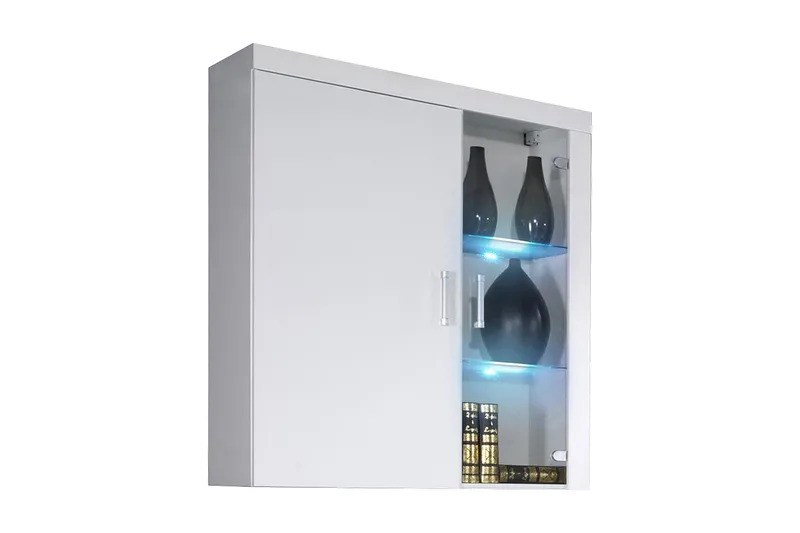 Vitriinikaappi Samba 90x35x111 cm, Valkoinen