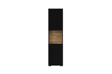 Vitriinikaappi Speno 140 cm - Musta - Säilytys - Kaappi - Vitriini
