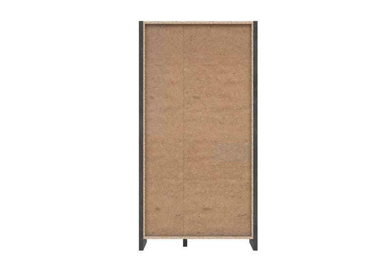 Vitriinikaappi Strelcha 43x105 cm - Ruskea/Harmaa - Säilytys - Kaappi - Vitriini