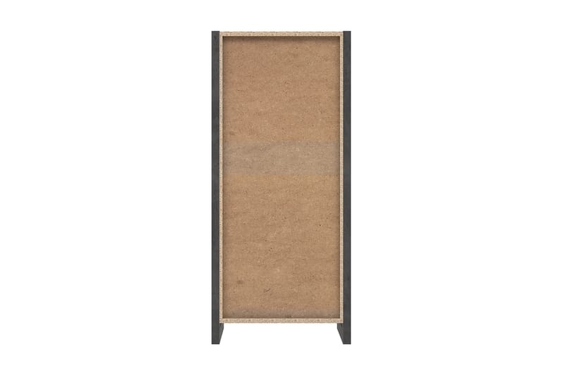 Vitriinikaappi Strelcha 43x68 cm 2 hyllyä - Ruskea/Harmaa - Säilytys - Kaappi - Vitriini