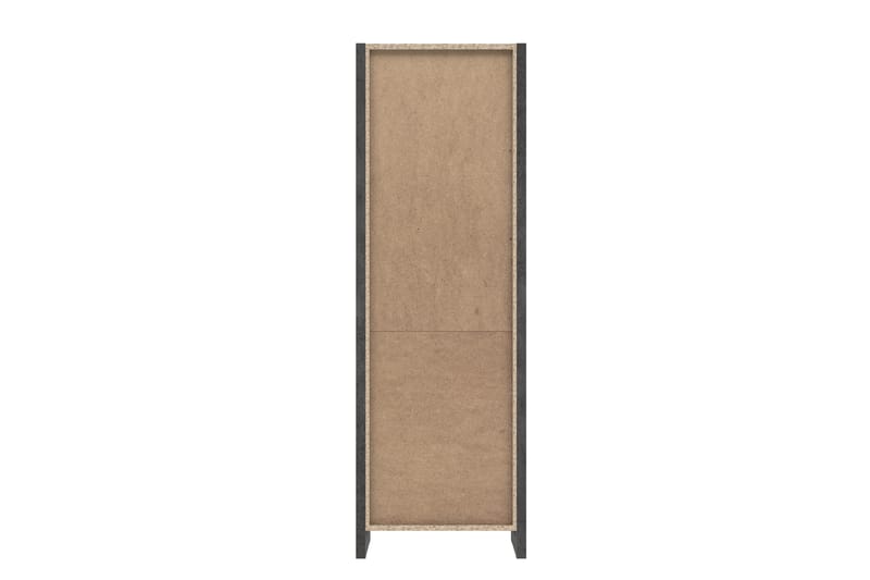 Vitriinikaappi Strelcha 43x68 cm 3 hyllyä - Ruskea/Harmaa - Säilytys - Kaappi - Vitriini
