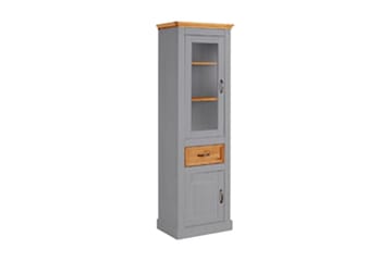 Vitriinikaappi Suzie 55 cm - Harmaa - Säilytys - Kaappi - Vitriini