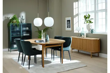 Vitriinikaappi Umtiti 111x140 cm - Vihreä - Säilytys - Kaappi - Vitriini