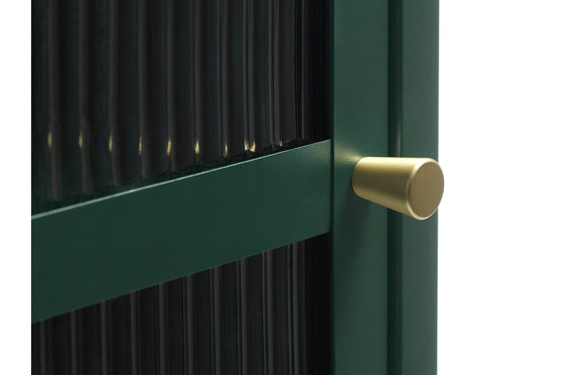 Vitriinikaappi Umtiti 58x160 cm - Vihreä - Säilytys - Kaappi - Vitriini