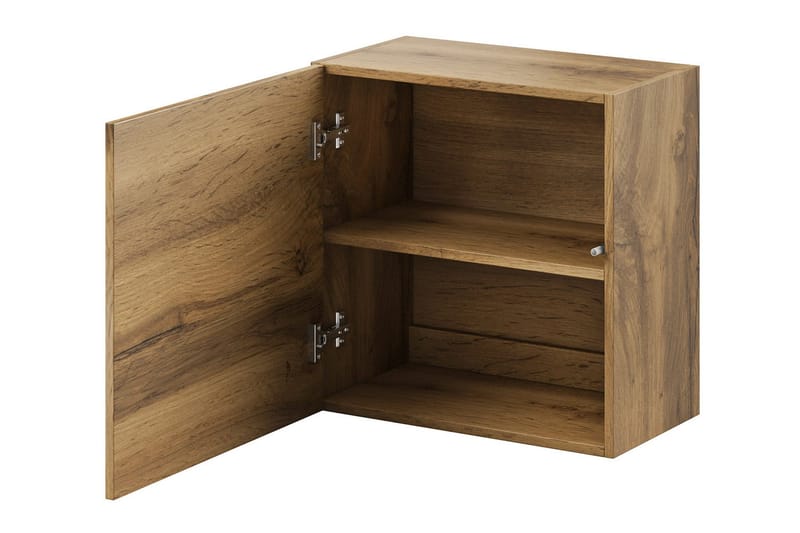 Vitriinikaappi Veria 30x50 cm - Luonnonväri/Musta - Säilytys - Kaappi - Vitriini