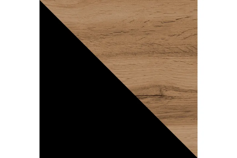 Vitriinikaappi Veria 30x50 cm - Luonnonväri/Musta - Säilytys - Kaappi - Vitriini