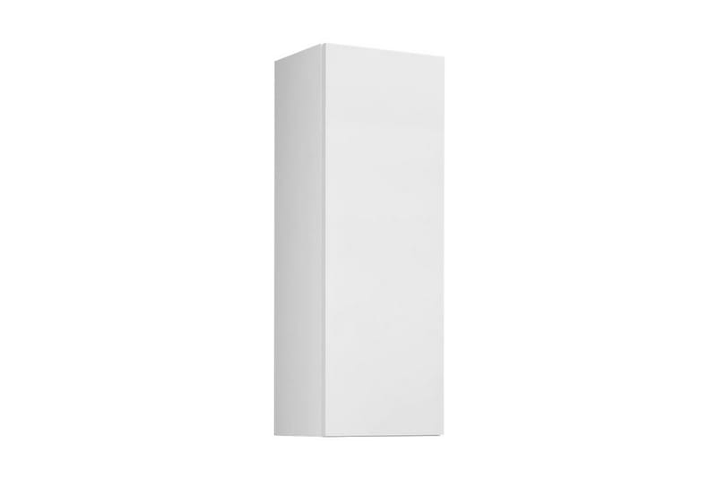 Vitriinikaappi Veria 35 cm - Valkoinen/Valk Korkeakiilto - Säilytys - Kaappi - Vitriini